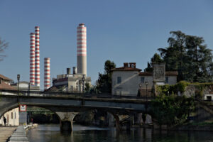 Turbigo power station, located along the Naviglio Grande. - MyVideoimage.com