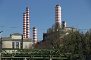 Turbigo power station, located along the Naviglio Grande. - MyVideoimage.com