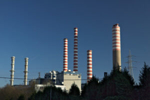 Turbigo power station, located along the Naviglio Grande. - MyVideoimage.com | Foto stock & Video footage