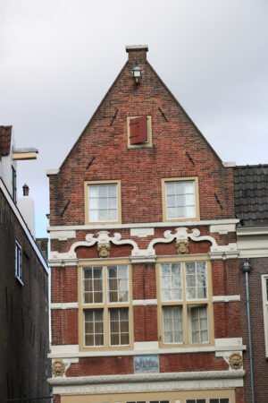 Typical Dutch houses seen from the canals of Amsterdam. Amsterdam foto. Amsterdam photo