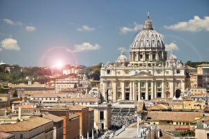 Vatican photo stock. Vatican City and St. Peter’s Basilica. - MyVideoimage.com | Foto stock & Video footage