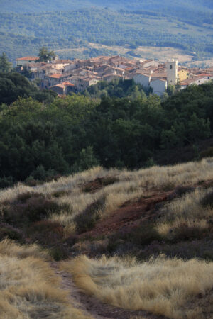 Volcanic fumaroles in the geothermal field in the town of Monterotondo M. Geothermal energy in Tuscany on the metalliferous hills near Larderello. - MyVideoimage.com