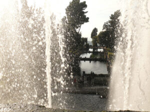 Water jets and fountains of the Villa d’Este in Tivoli. - MyVideoimage.com | Foto stock & Video footage