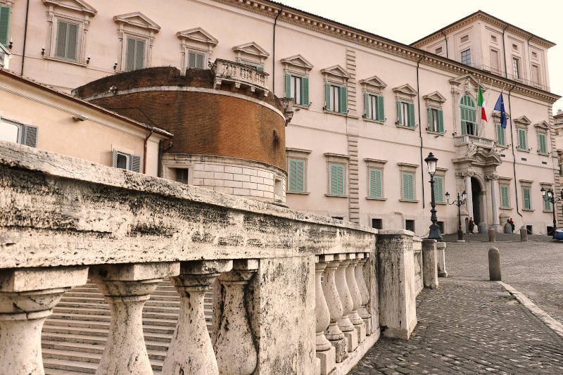 Palazzo del Quirinale. Roma. Foto stock Myvideoimage